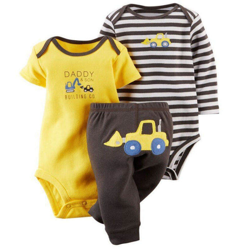 Little Gigglers World Baby Bodysuit Pajamas Set