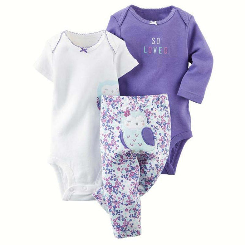 Little Gigglers World Baby Bodysuit Pajamas Set