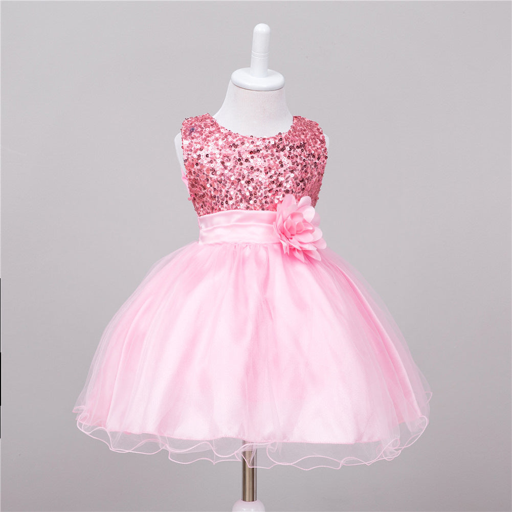 Little Gigglers World Baby Kid Flower Wedding Princess Dress