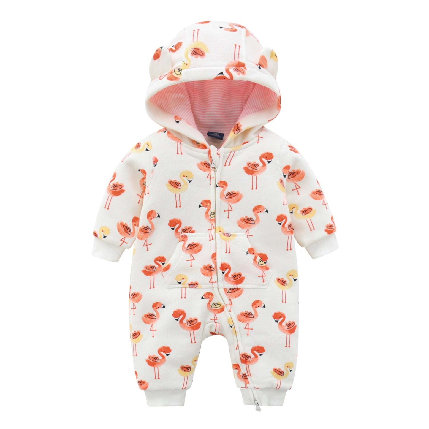 Little Gigglers World Baby Warm Thick Romper