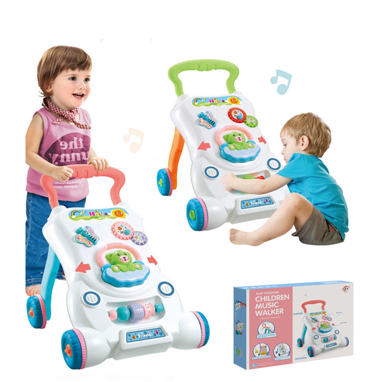 Little Gigglers World Children's Walking Music Stroller