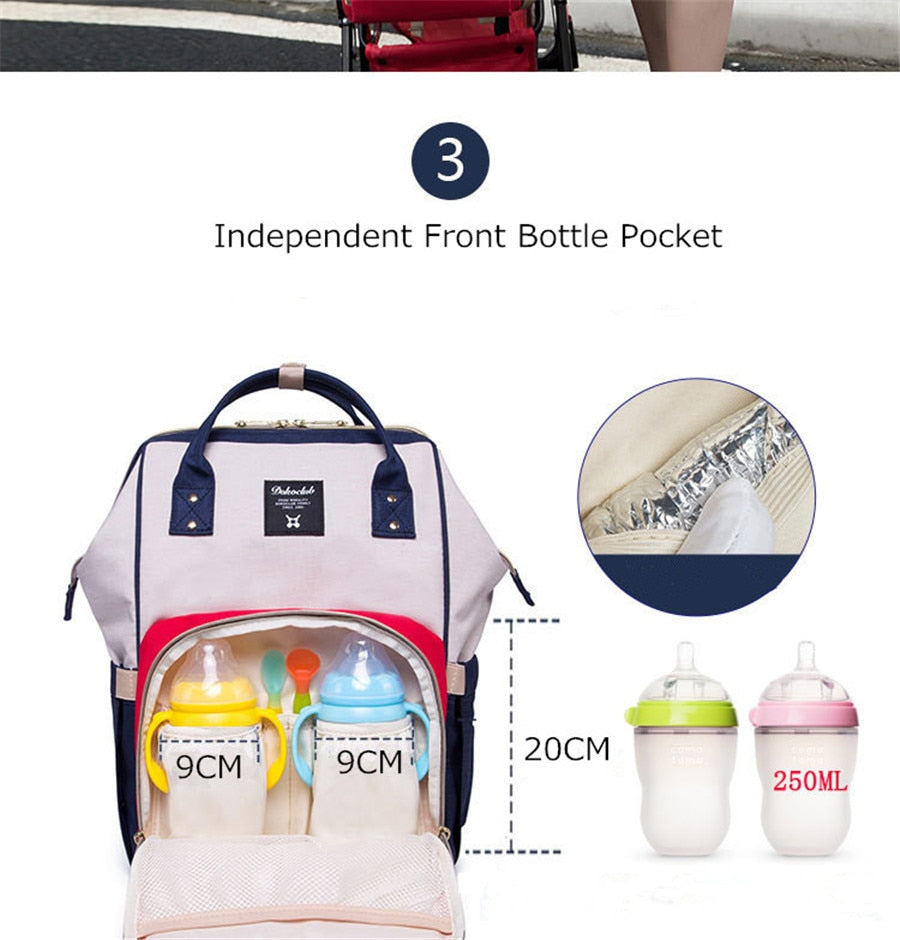 Little Gigglers World Mummy Multi-function Large Backpack