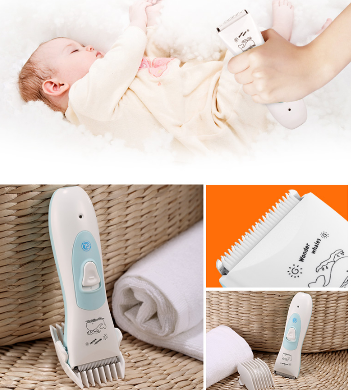 Little Gigglers World Baby Electric Rechargeable Waterproof Hair Clipper