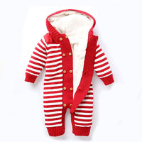 Little Gigglers World Baby Warm Winter Fleece Fur Bodysuit jumpsuit