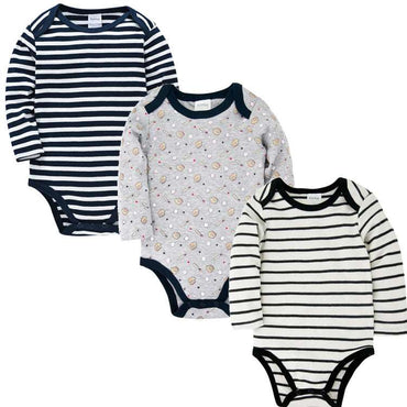 Little Gigglers World Unisex Baby Spring Soft Long-Sleeved Bodysuit