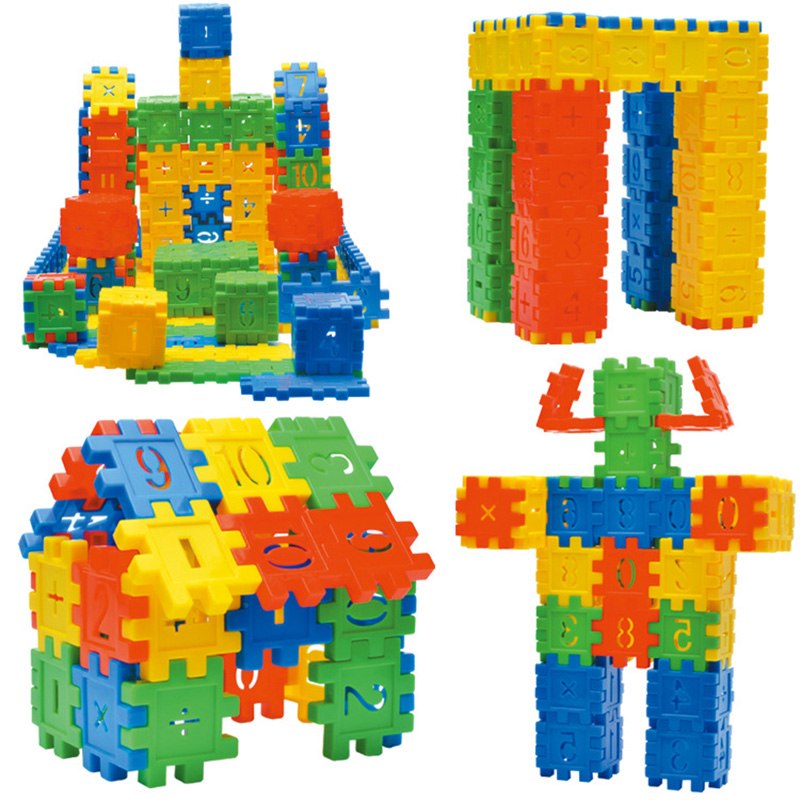 Little Gigglers World 110pcs 3D Block Educational Mosaic Toy