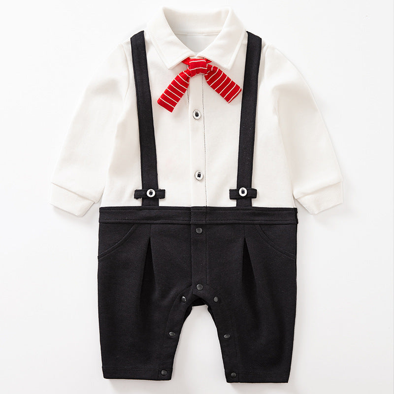 Little Gigglers World Baby Toddler Boy Gentleman Party Romper