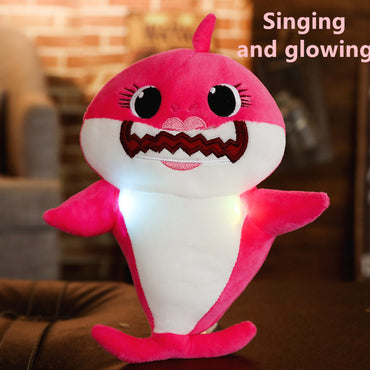 Little Gigglers World Plush Squeezy Shark Doll Toy