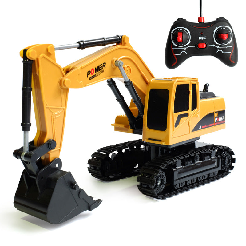 Little Gigglers World Remote Control Excavator for Construction Boy Toy