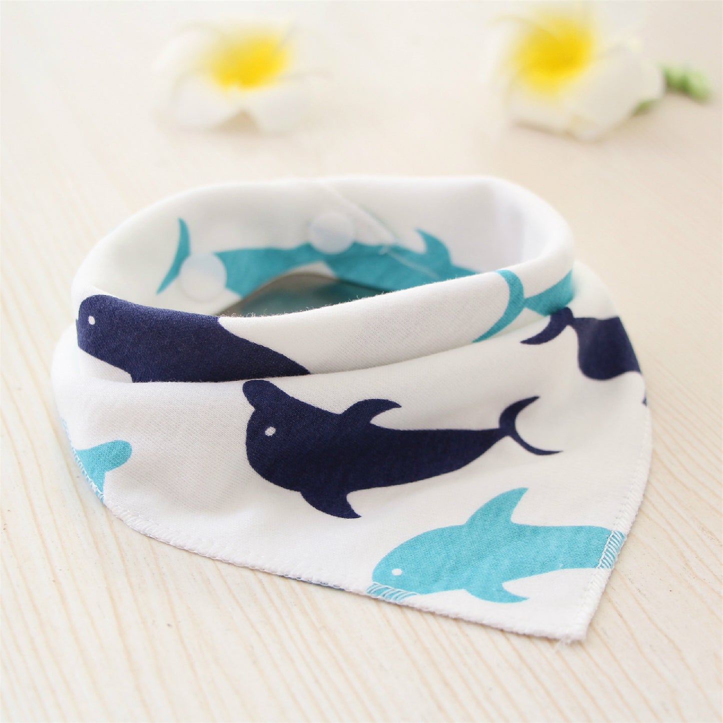 Little Gigglers World Waterproof Cotton Baby Bandana Bibs