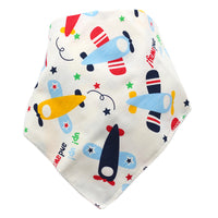 Little Gigglers World Waterproof Cotton Baby Bandana Bibs