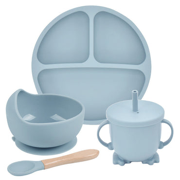 Little Gigglers World Kids Silicone Dinnerware Set