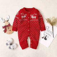 Little Gigglers World Unisex Baby Toddler Christmas Warm Romper