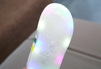 Little Gigglers World Kids Stylish White LED Sneakers