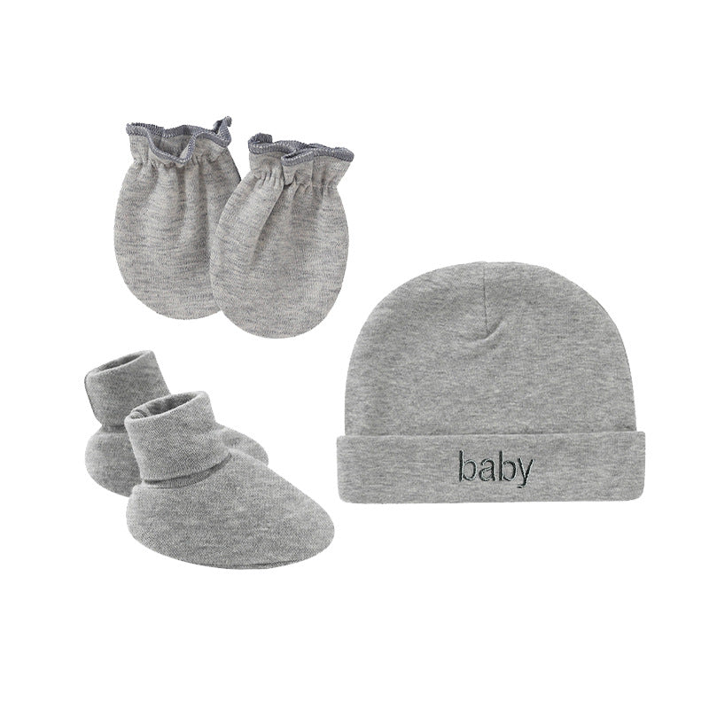 Little Gigglers World Newborn Hat, Gloves, Foot Cover Set