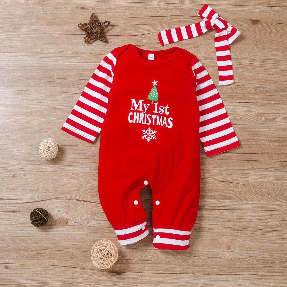 Little Gigglers World Autumn Winter Christmas Baby Romper