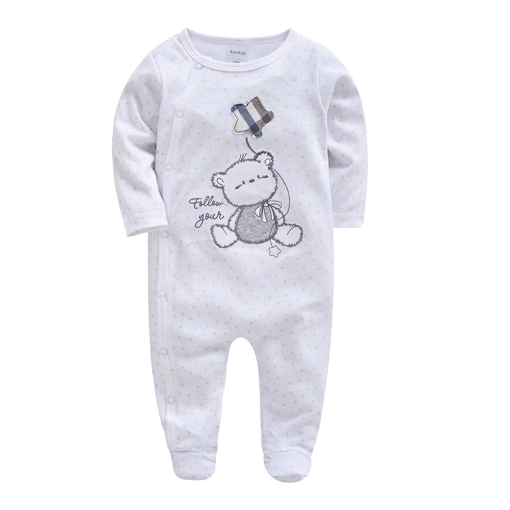 Little Gigglers World Unisex Newborn Baby Fleece Romper