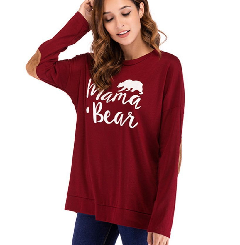 Little Gigglers World Maternity Graphic Mama Bear Tops