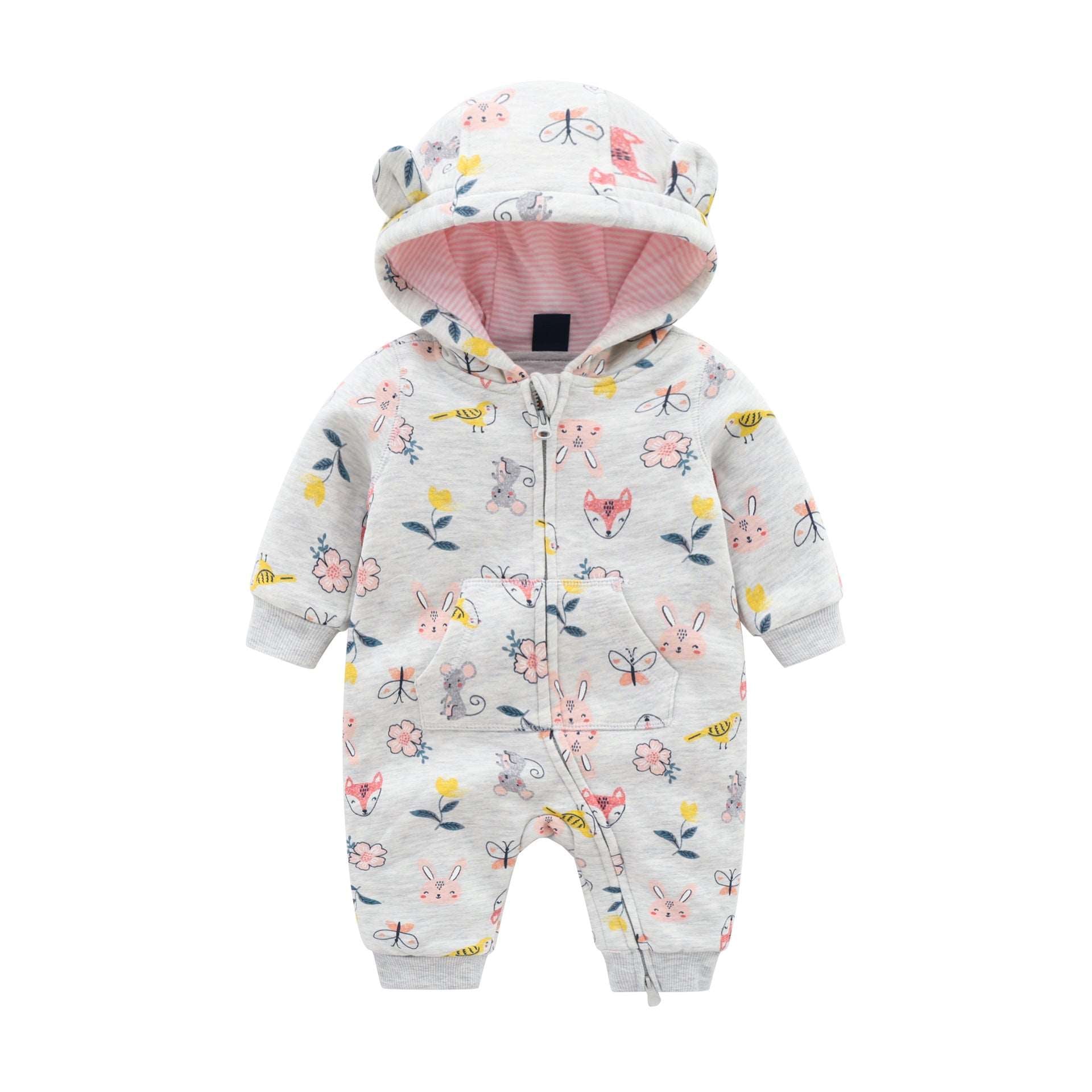 Little Gigglers World Baby Warm Thick Romper