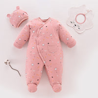 Little Gigglers World Baby Warm Fleece Romper