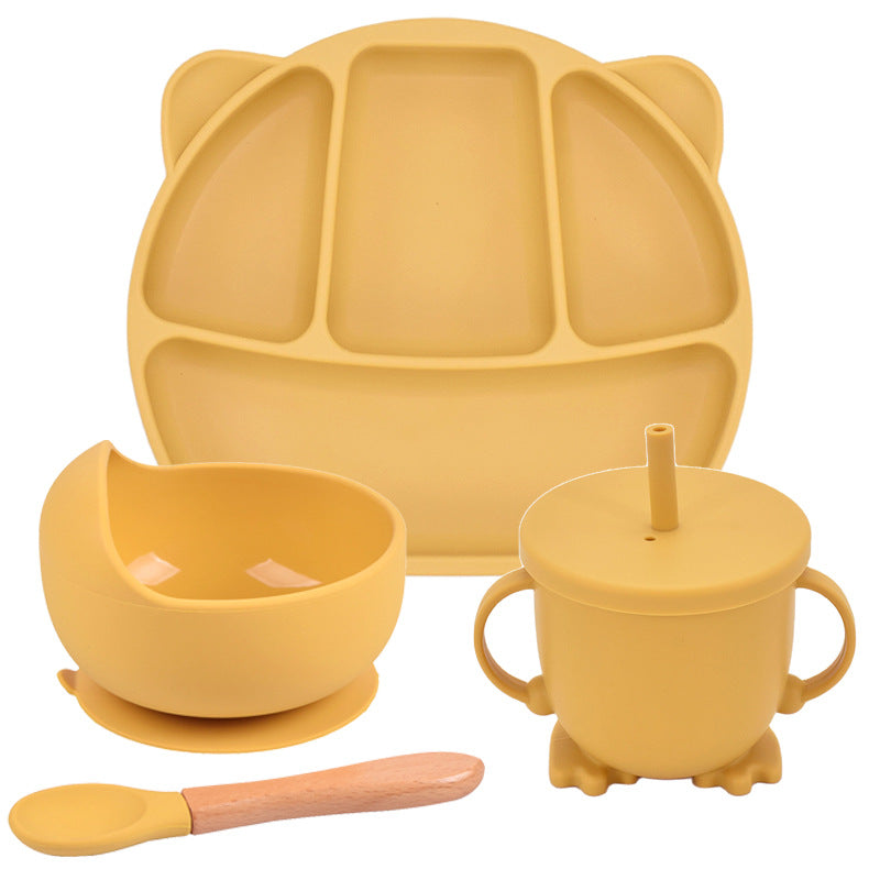 Little Gigglers World Toddler Kids Silicone Teddy Dinnerware