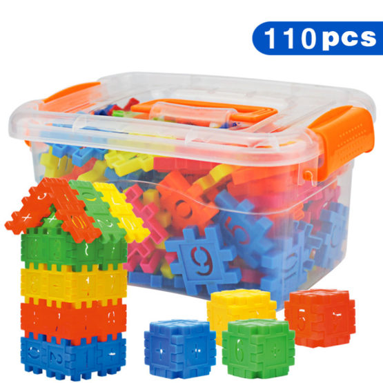 Little Gigglers World 110pcs 3D Block Educational Mosaic Toy