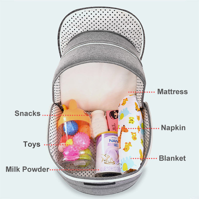 Little Gigglers World Portable Multifunctional Crib Bed