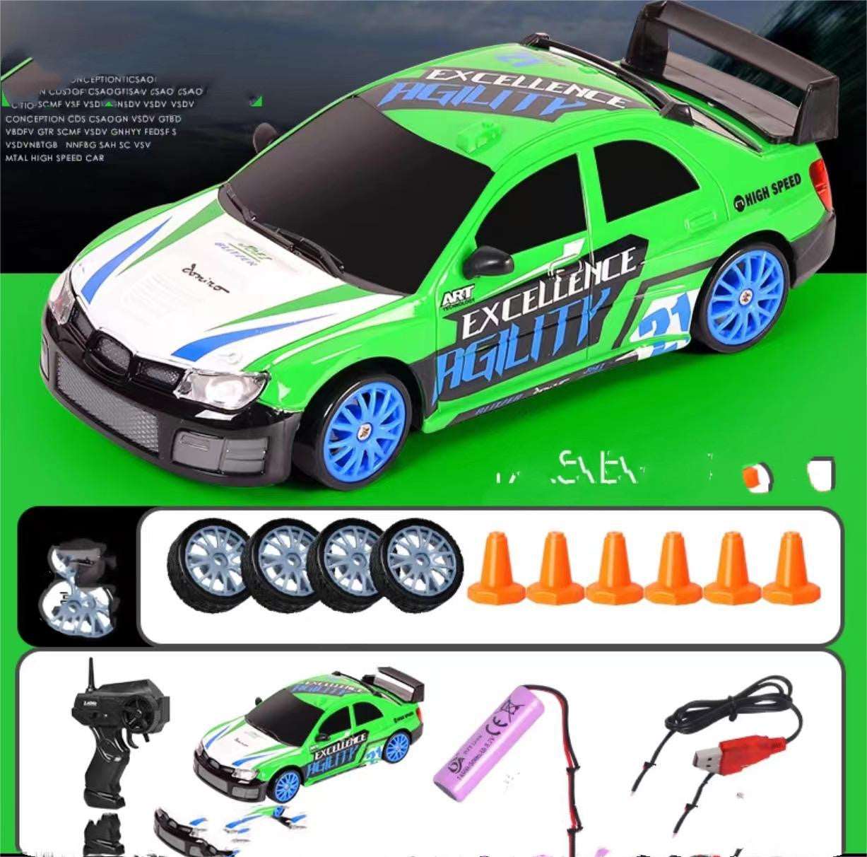 Little Gigglers World 4WD GTR Remote Control Drift Car