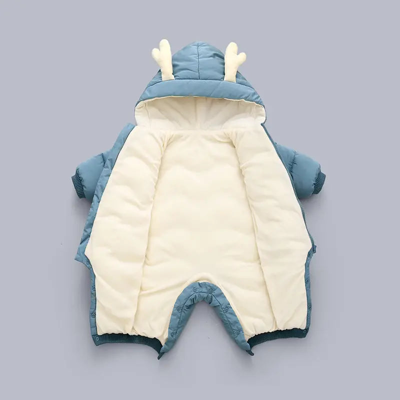 Little Gigglers World Baby Toddler Winter Warm Romper