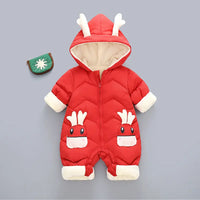 Little Gigglers World Baby Toddler Winter Warm Romper