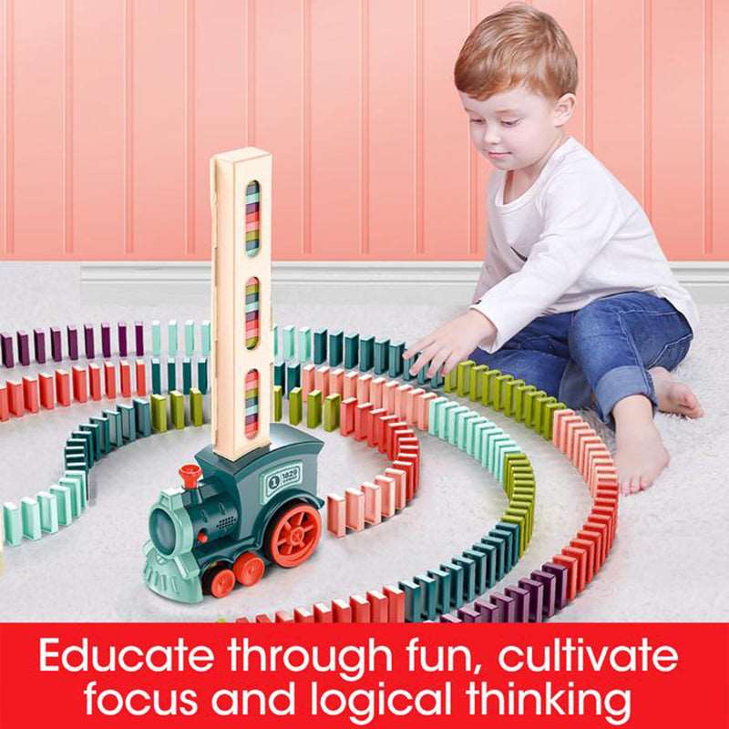 Little Gigglers World Electric Domino Machine Train Toy Set