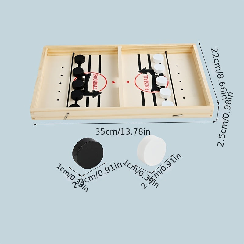 Little Gigglers World Fast Sling Wooden Battle Hockey Game