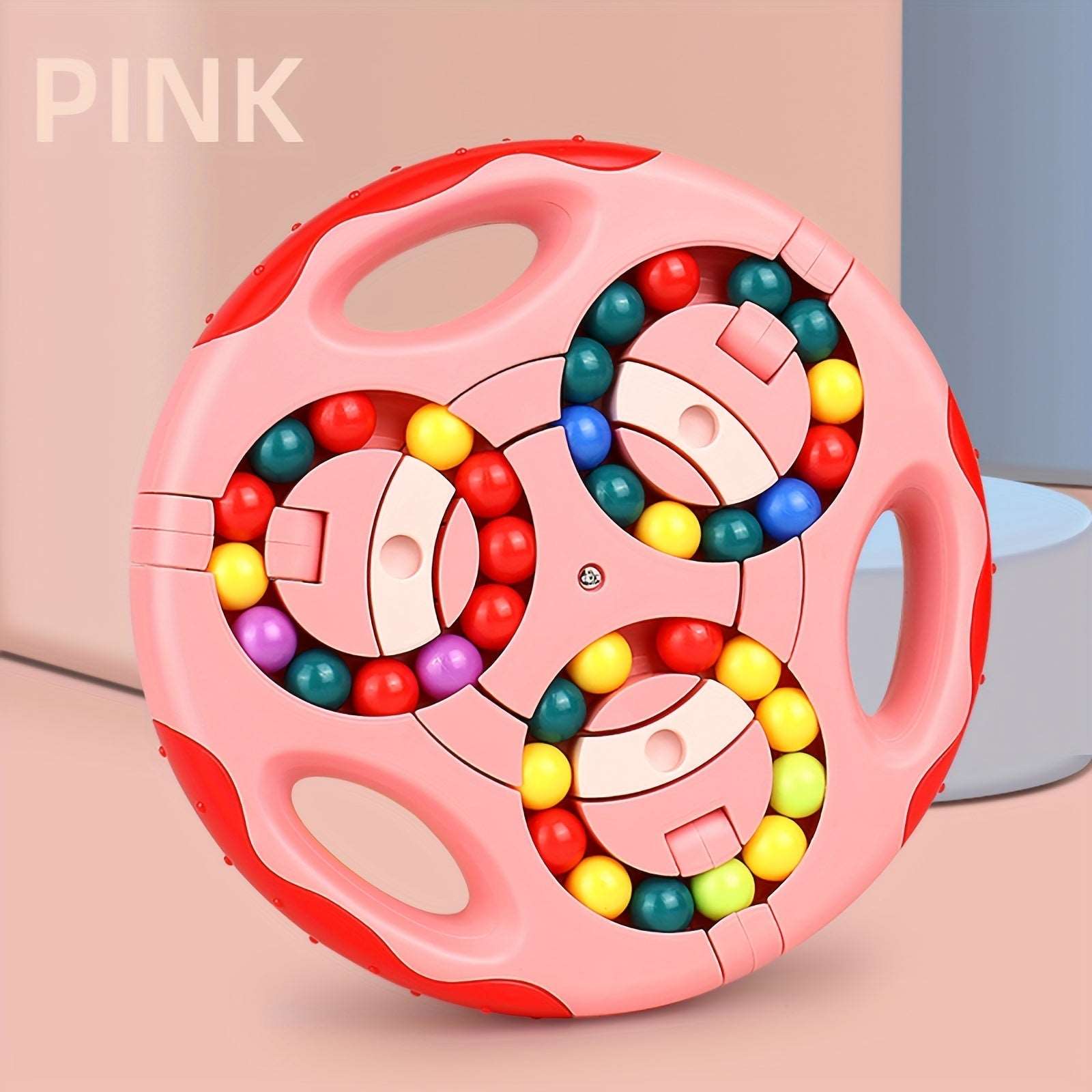 Little Gigglers World Portable Rotating Magic Double-Sided Ball Rotating Bean