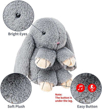 Little Gigglers World Stuffed Talking Rabbit Plush Toy