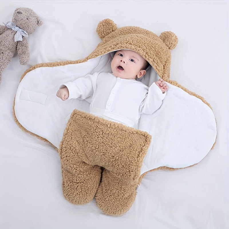 Winter Baby Bear Snuggle Bag