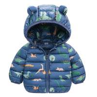 Unisex Baby Hooded Down Warm