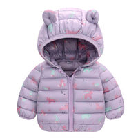 Unisex Baby Hooded Down Warm Winter