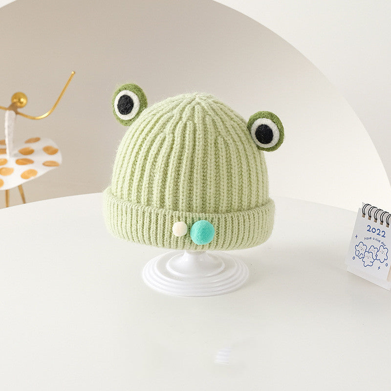 Little Gigglers World Stylish Children's Melon Skin Wool Hat