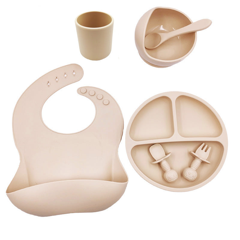 Little Gigglers World Baby Cutlery Silicone Bib Set