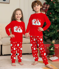 Little Gigglers World Christmas Family Pajamas Matching Sets