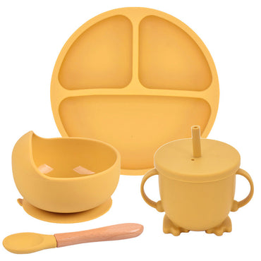 Little Gigglers World Kids Silicone Dinnerware Set