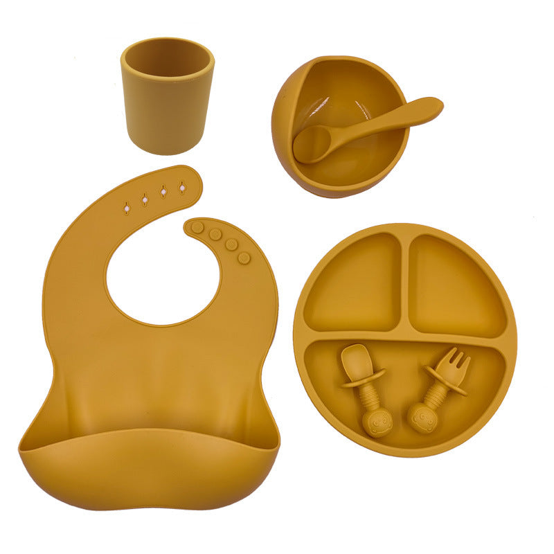 Little Gigglers World Baby Cutlery Silicone Bib Set