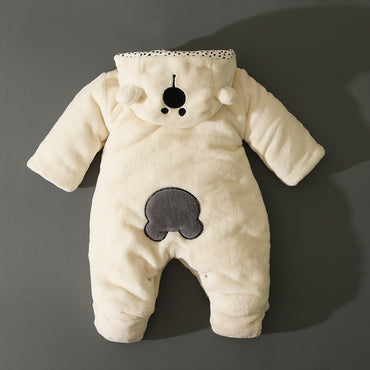 Little Gigglers World Infant Baby Thick Warm Fleece Winter Romper