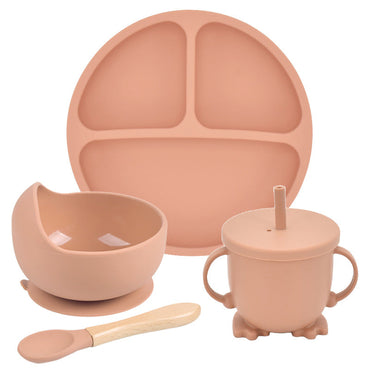 Little Gigglers World Kids Silicone Dinnerware Set