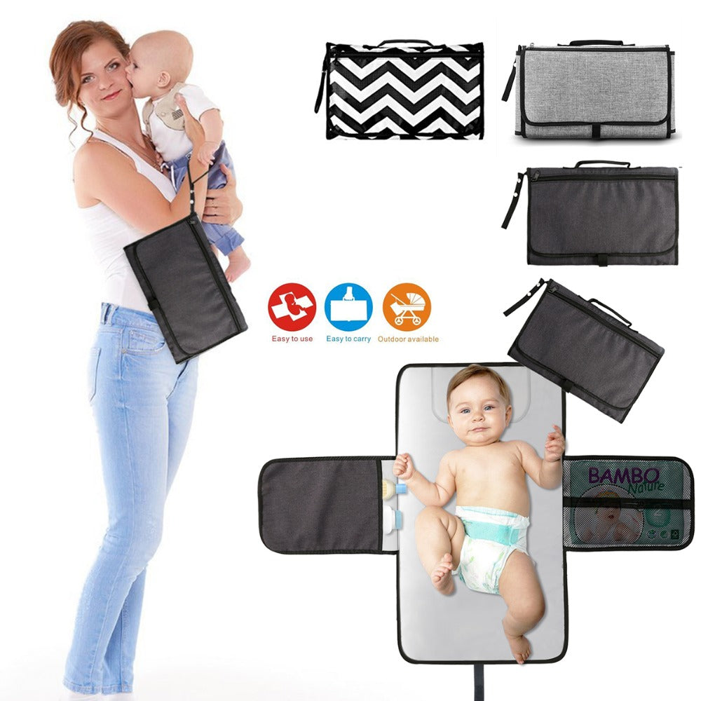 Little Gigglers World Portable Waterproof Compact Travel Diaper Changing Mat