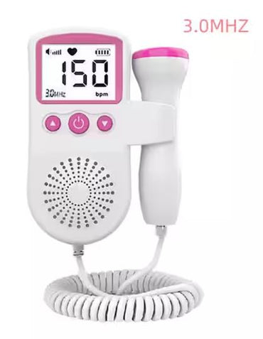 Little Gigglers World Home Pregnancy Baby Heart Rate Monitor Kit Set